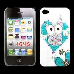 iPhone 4 4S Cute Owl Design Hard Case (Owl)